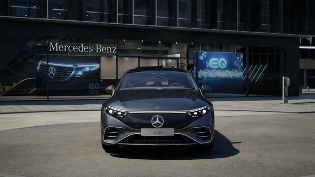 Mercedes-Benz EQS 450+ AMG Line 108 kWh | Panoramadak | Burmester | 21" lichtmetalen velgen | Stoelventilatie |