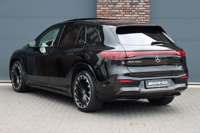 Mercedes-Benz EQS SUV 450+ AMG Line 108 kWh | Luchtvering | Hyperscreen | Achterasbesturing | Massage | Distronic+ | Entertainment Achter | Massage | Burmester | Verwarmd Stuurwiel | Tablet | HUD |