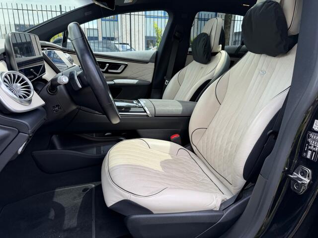 Mercedes-Benz EQS 450+ AMG Line 108 kWh / Achterasbesturing / Panoramadak / Head-up / 360Camera / Luchtvering / Burmester / 20'' / Stoelventilatie / Stoel+Stuurverwarming / Dodehoek / DAB / ACC