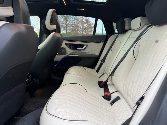 Mercedes-Benz EQS 450+ AMG Line 108 kWh / Achterasbesturing / Panoramadak / Head-up / 360Camera / Luchtvering / Burmester / 20'' / Stoelventilatie / Stoel+Stuurverwarming / Dodehoek / DAB / ACC
