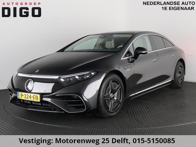 Mercedes-Benz EQS 450+ AMG LINE 108 kWh SOH 99% GARANTIE 2032* 1e EIG. NL AUTO. PANORAMA DAK . 360 GRADEN CAMERA .