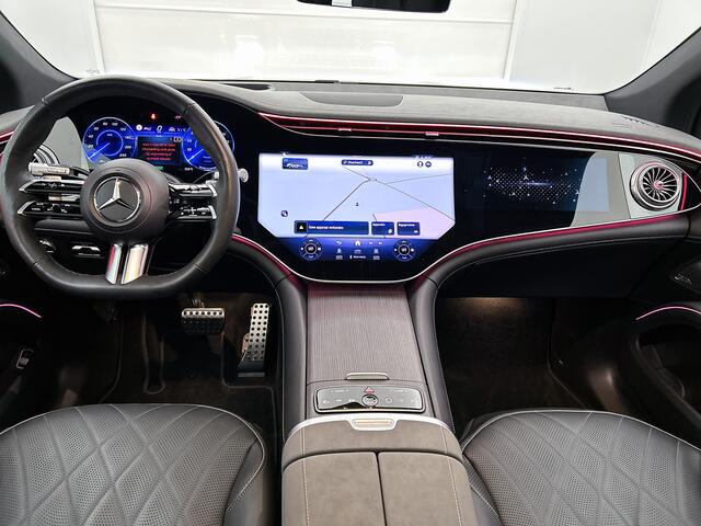Mercedes-Benz EQS SUV 450 4MATIC AMG Line 118 kWh | AMG-Line In en Exterieur | Alarmklasse 3 | Elektrisch glazen panorama-dak 24 maanden Mercedes-Benz Certified garantie. Inclusief 24 maanden Mercedes-Benz Certified garantie voor Europa.