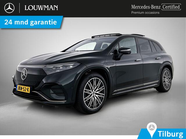 Mercedes-Benz EQS SUV 450 4MATIC AMG Line 118 kWh Mbux hyperscreen klasse 3 en 5 alarm | Panorama Schuif-Kanteldak. Inclusief 24 maanden Mercedes-Benz Certified garantie voor Europa.