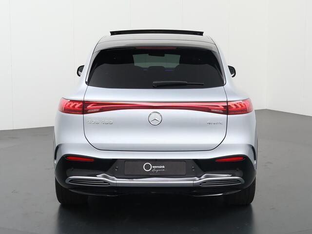 Mercedes-Benz EQS SUV 450 4MATIC AMG Line 7p 118 kWh | Panoramadak | Trekhaak | Hyperscreen | Stoelventilatie Digital Light | Headup |