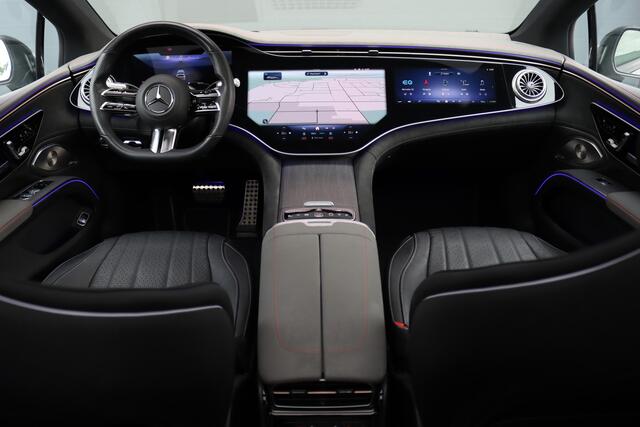 Mercedes-Benz EQS 580 4MATIC AMG Line 108 kWh | Luchtvering | Hyperscreen | Achterasbesturing | Distronic+ | Stoelventilatie | Massage | HUD | Verwarmd Stuurwiel | Digital Light |