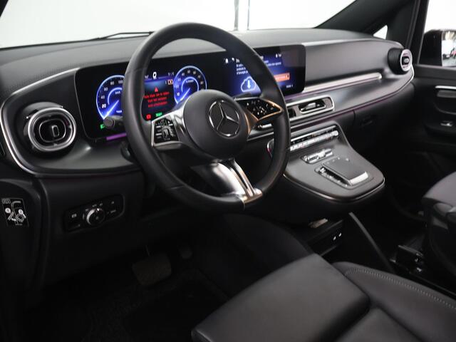 Mercedes-Benz EQV 300 | L2 | AVANTGARDE | 90 kWh | 7-ZITS | 2X ZIJSCHUIFDEUR | RIJASSISTENTIE PAKKET | SPIEGEL PAKKET | LEDEREN BEKLEDING | DISTRONIC PLUS + | 360 CAMERA RONDOM | GRAFIET GRIJS METALLIC | STOELVERWARMING