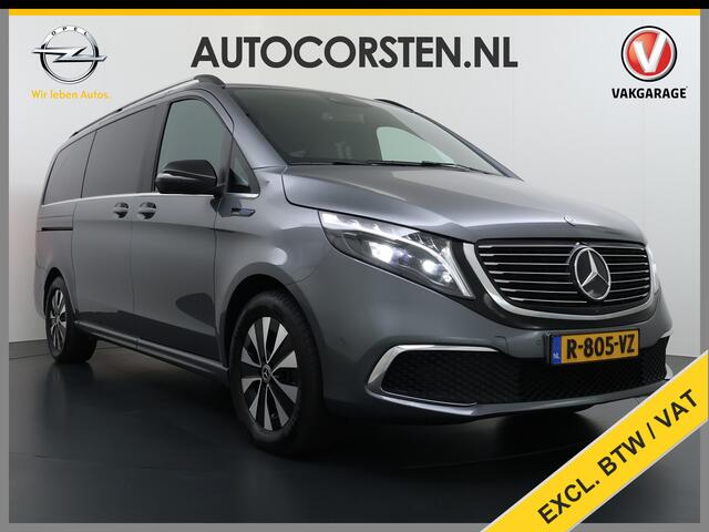 Mercedes-Benz EQV 300 L2 7-Persoons Leder Captain Chairs SOH 95% Elek.Stoelen+Memory+Verwarmd Burmester®-Audio 360°Camera Navi Adap.Cruise Ecc Business Solution Limited 90kWh Pdc Elek.Schuifdeuren Lane Assist DAB Privacy Glas Elek.Achterklep VIP Vervoer