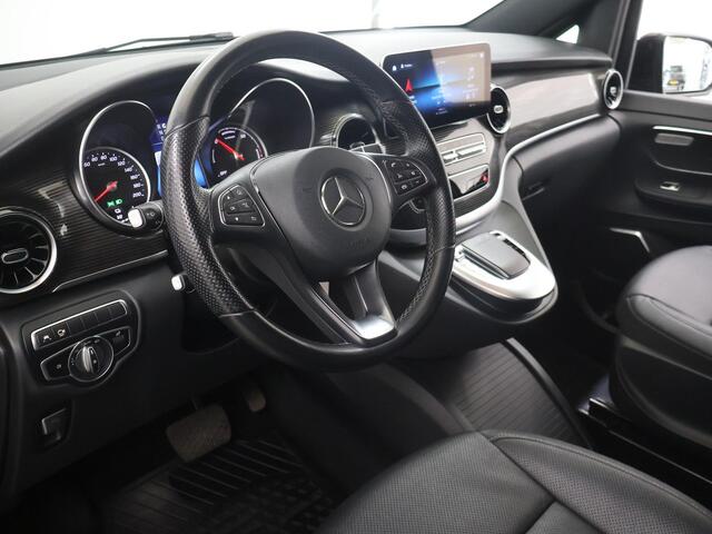 Mercedes-Benz EQV 300 L2 90 kWh | MARGE | 6-ZITS | NAVIGATIE | PARKEERCAMERA | LM VELGEN | STOELVERWARMING/KOELING | LEDEREN BEKLEDING | BURMESTER |