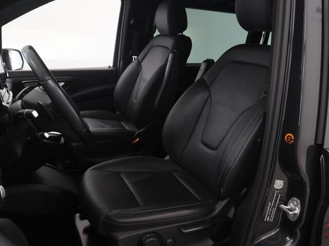 Mercedes-Benz EQV 300 L2 90 kWh | MARGE | 6-ZITS | NAVIGATIE | PARKEERCAMERA | LM VELGEN | STOELVERWARMING/KOELING | LEDEREN BEKLEDING | BURMESTER |