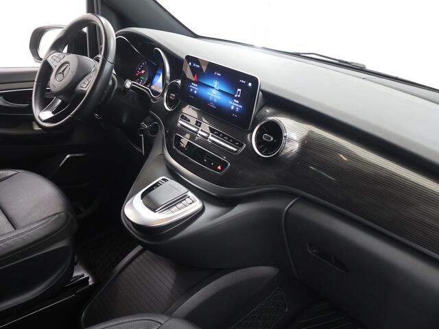 Mercedes-Benz EQV 300 L2 90 kWh | MARGE | 6-ZITS | NAVIGATIE | PARKEERCAMERA | LM VELGEN | STOELVERWARMING/KOELING | LEDEREN BEKLEDING | BURMESTER |