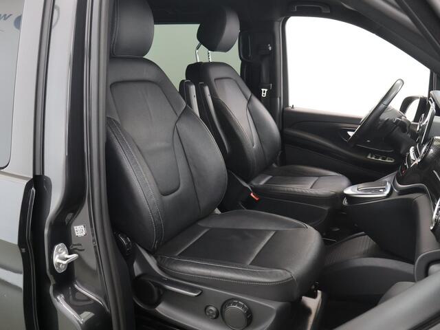 Mercedes-Benz EQV 300 L2 90 kWh | MARGE | 6-ZITS | NAVIGATIE | PARKEERCAMERA | LM VELGEN | STOELVERWARMING/KOELING | LEDEREN BEKLEDING | BURMESTER |