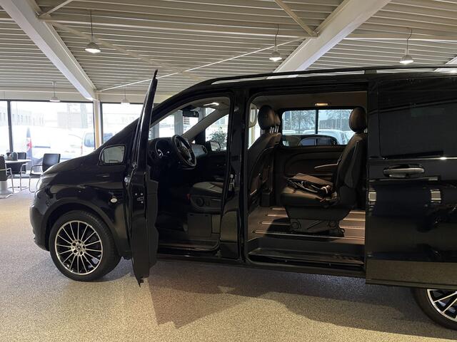 Mercedes-Benz EVITO TOURER PRO L2 / 100% electrisch / zero emissie / 7 persoons / vaste prijs rijklaar ¤ 27.950 ex btw / ¤ 33.819,50 incl btw / lease vanaf ¤ 456 / leer / electrische deuren L+R / zwart metallic