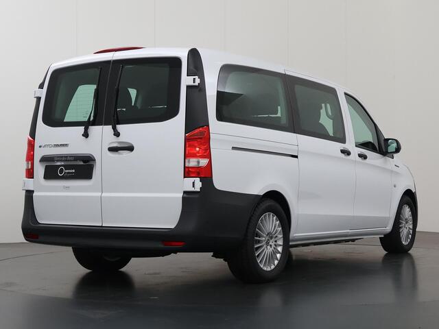 Mercedes-Benz EVITO TOURER 129 L2 PRO 90kWh | 8-PERSOONS | Snelladen 110 KWh | Navigatie | Parkeerpakket | Comfortbestuurdersstoel | Dodehoekassistent | 8 Zitplaatsen |