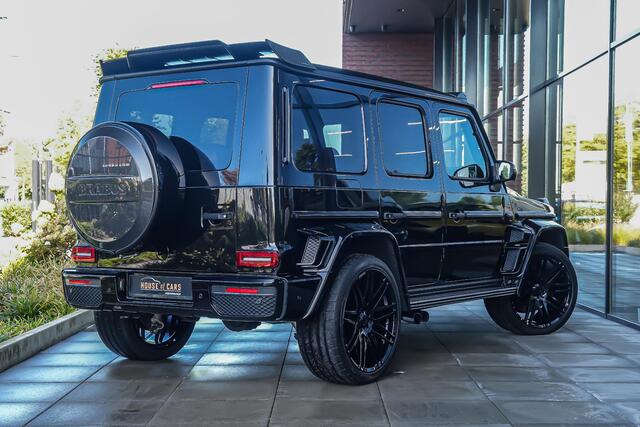 Mercedes-Benz G-KLASSE G63 AMG BRABUS 4.0 585pk |orgineel BRABUS|23" lichtmetalen velgen|schuifkantel dak|Burmester|memory|Apple Carplay|360 camera|sportuitlaat|blind spot|sfeerverlichting|clima control|multi-beam LED|
