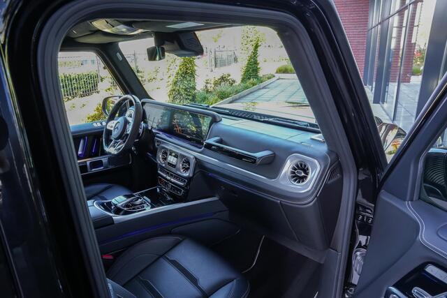 Mercedes-Benz G-KLASSE G63 AMG BRABUS 4.0 585pk |orgineel BRABUS|23" lichtmetalen velgen|schuifkantel dak|Burmester|memory|Apple Carplay|360 camera|sportuitlaat|blind spot|sfeerverlichting|clima control|multi-beam LED|