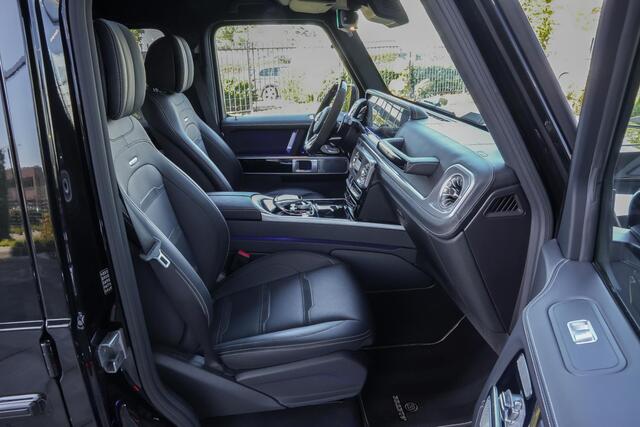 Mercedes-Benz G-KLASSE G63 AMG BRABUS 4.0 585pk |orgineel BRABUS|23" lichtmetalen velgen|schuifkantel dak|Burmester|memory|Apple Carplay|360 camera|sportuitlaat|blind spot|sfeerverlichting|clima control|multi-beam LED|