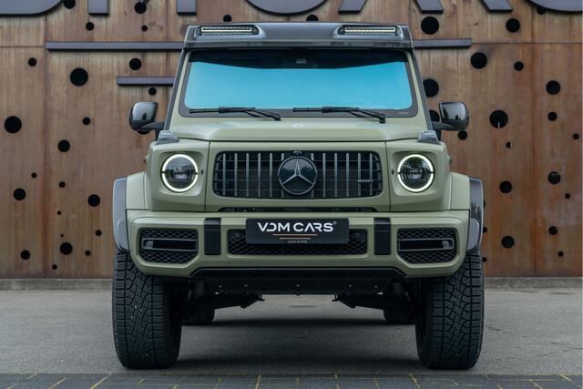 Mercedes-Benz G-KLASSE 63 AMG 4x4² | First 40 | CARBON |AKRAPOVIC| GRIJS KENTEKEN | WRAPP MAT GROEN