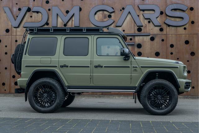 Mercedes-Benz G-KLASSE 63 AMG 4x4² | First 40 | CARBON |AKRAPOVIC| GRIJS KENTEKEN | WRAPP MAT GROEN