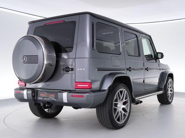 Mercedes-Benz G-KLASSE 63AMG 585pk |schuif/kantel dak|Burmester|massage|360° camera|sportuitlaat|sfeerverlichting|stoelverwarming & verkoeling|Apple Carplay|stuurverwarming|