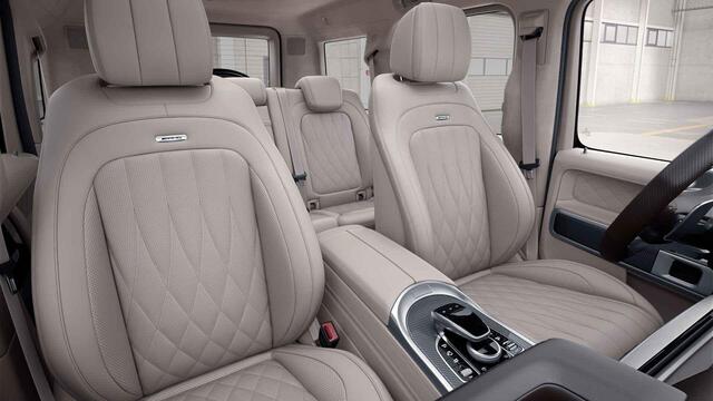 Mercedes-Benz G-KLASSE 63 | PPF | Blue eye laser systeem | Manufaktur Olijfgroen | Carbon | Superior interieur |