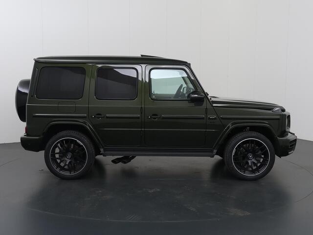 Mercedes-Benz G-KLASSE 63 | PPF | Blue eye laser systeem | Manufaktur Olijfgroen | Carbon | Superior interieur |