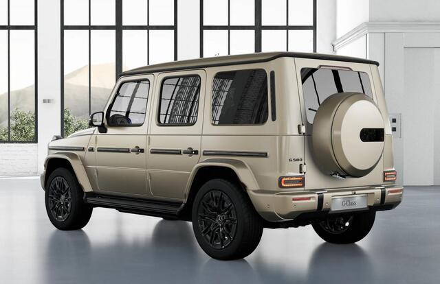 Mercedes-Benz G-KLASSE 580 EQ 116 kWh AMG Line | Schuifdak | SUPERIOR Line interieur | Warmtecomfortpakket | Treeplanken in zwart | Comfortpakket | Burmester |