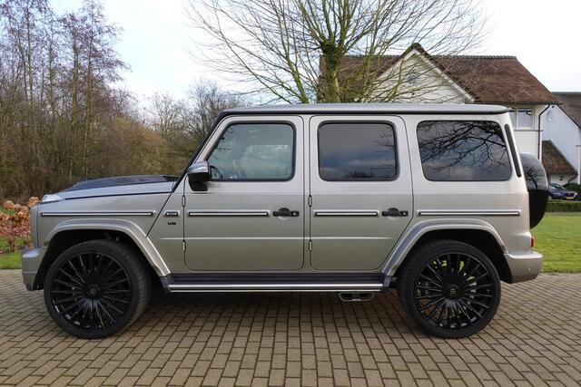 Mercedes-Benz G-KLASSE 500 | BRABUS | AKRAPOVIC | Burmester | 360° Camera | Massage | Schuif/kantel | 24"INCH |
