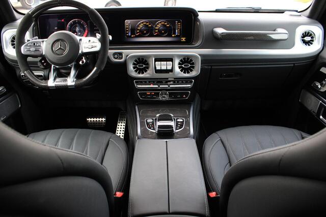 Mercedes-Benz G-KLASSE 63 Edition 1 Magno Zwart | Distronic | Carbon Pakket | Schuifdak | Burmester | Sfeerverlichting | 360 Camera | Origineel Nederlands