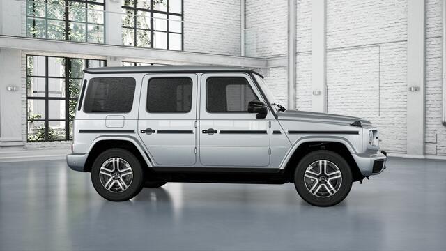 Mercedes-Benz G-KLASSE 580 Nightpakket met EQ-Technologie 116 kWh | Schuifdak | Burmester® | 360° Camera | Distronic | Sfeerverlichting | Car Play | Inclusief 24 maanden Mercedes-Benz Certified garantie voor Europa.