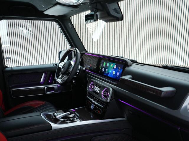 Mercedes-Benz G-KLASSE 63AMG Edition 1 |dealer onderhouden|Akrapovic|sterrenhemel|schuif/kantel dak|Burmester|massage|memory|stoelverwarming & ventilatie|360 camera|carbon interieur|blind spot|22"|