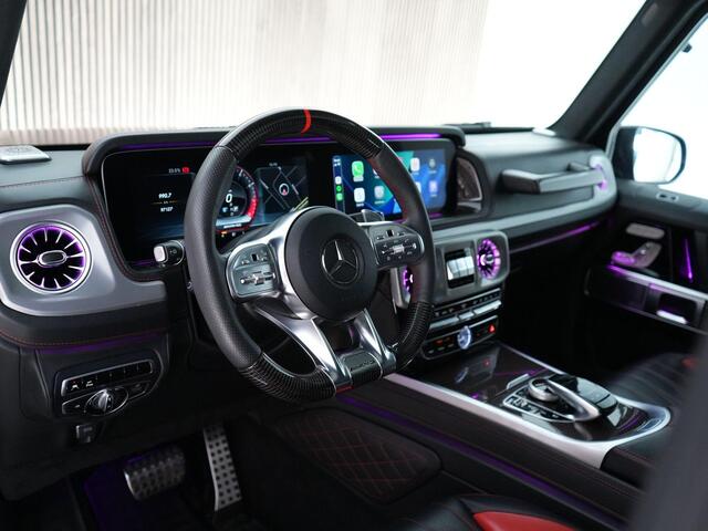 Mercedes-Benz G-KLASSE 63AMG Edition 1 |dealer onderhouden|Akrapovic|sterrenhemel|schuif/kantel dak|Burmester|massage|memory|stoelverwarming & ventilatie|360 camera|carbon interieur|blind spot|22"|