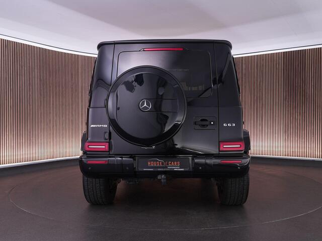 Mercedes-Benz G-KLASSE 63 AMG |carbon int.|Burmester|panorama|memory|stoelverwarming & verkoeling|night pakket|diamond stitch|dodehoek|360°|sportuitlaat|
