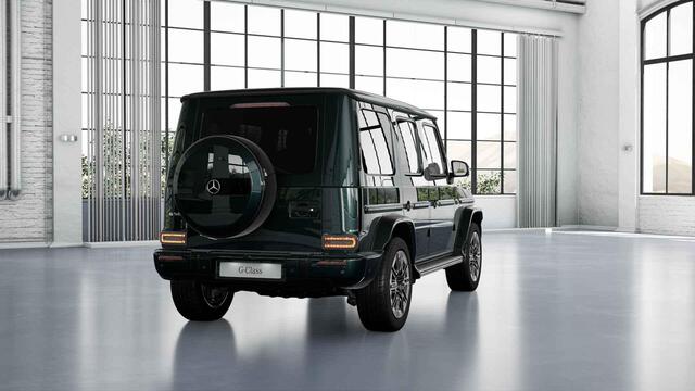 Mercedes-Benz G-KLASSE 580 met EQ-Technologie 116 kWh | Smaragdgroen | Schuifdak | 360 camera | Burmester | Night pakket |