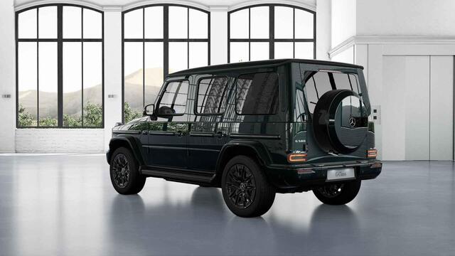 Mercedes-Benz G-KLASSE 580 met EQ-Technologie 116 kWh | Smaragdgroen | Schuifdak | 360 camera | Burmester | Night pakket |
