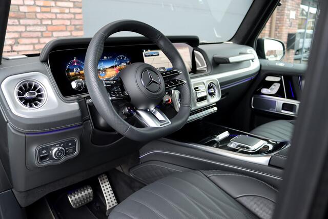 Mercedes-Benz G-KLASSE AMG 63 V8 | Facelift | Techniekpakket | Performance-pakket | Distronic | AMG Drivers Package | Burmester | Nappa Leder | Verwarmd Stuurwiel | Trekhaak | Keyless Go | Massage | Matte PPF |