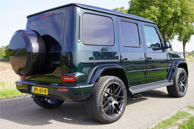 Mercedes-Benz G-KLASSE AMG 63 / Facelift / Smaragd groen / Pano / Burmeister 3D / Night / Trekhaak /