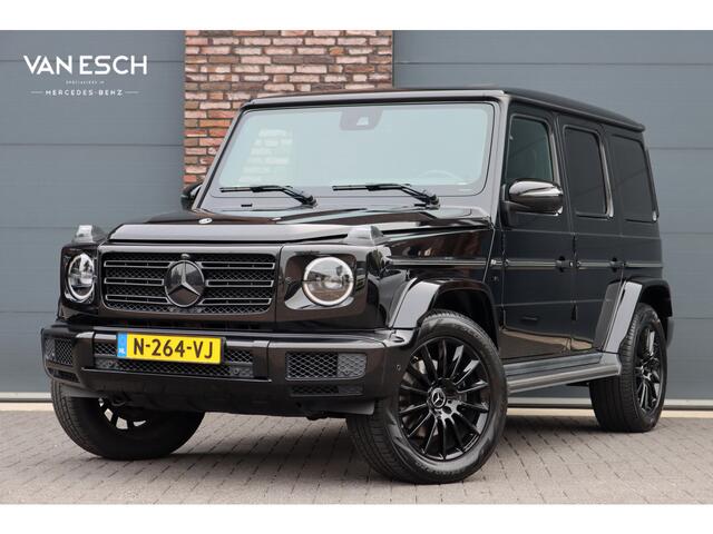 Mercedes-Benz G-KLASSE 500 AMG Line Premium+ | V8 | Distronic+ | Stoelventilatie | Massage | Trekhaak | Schuifdak | Contourstoelen | Standkachel | Burmester 3D | Leder Exclusief | Surround Camera |