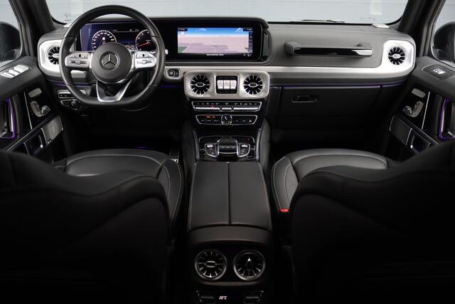 Mercedes-Benz G-KLASSE 500 AMG Line Premium+ | V8 | Distronic+ | Stoelventilatie | Massage | Trekhaak | Schuifdak | Contourstoelen | Standkachel | Burmester 3D | Leder Exclusief | Surround Camera |