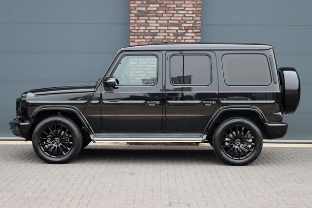 Mercedes-Benz G-KLASSE 500 AMG Line Premium+ | V8 | Distronic+ | Stoelventilatie | Massage | Trekhaak | Schuifdak | Contourstoelen | Standkachel | Burmester 3D | Leder Exclusief | Surround Camera |