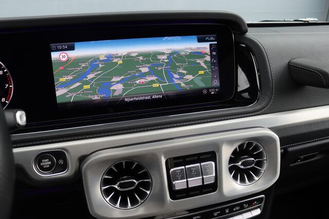 Mercedes-Benz G-KLASSE 500 AMG Line Premium+ | V8 | Distronic+ | Stoelventilatie | Massage | Trekhaak | Schuifdak | Contourstoelen | Standkachel | Burmester 3D | Leder Exclusief | Surround Camera |