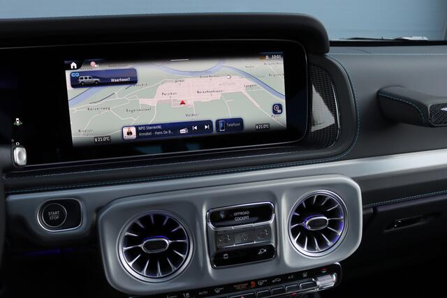 Mercedes-Benz G-KLASSE 580 Edition One 116 kWh | Schuifdak | Distronic | Multicontourstoelen | Burmester | Nappa Leder | Surround Camera | Augmented Reality | Keyless Go |