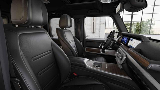 Mercedes-Benz G-KLASSE 580 met EQ-Technologie 116 kWh | Burmester | Exclusive interieur | Schuifdak | Leder | Memory | 360 graden camera | Multibeam |