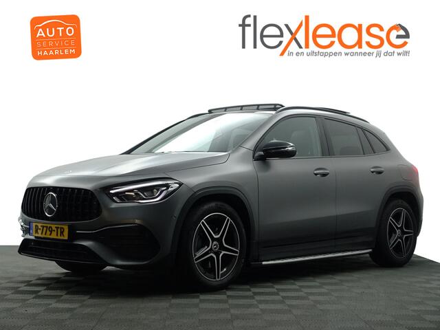 Mercedes-Benz GLA-KLASSE 200 AMG Night Edition Aut- Panodak I Leer I Widescreen I Sfeerverlichting I Matt grey