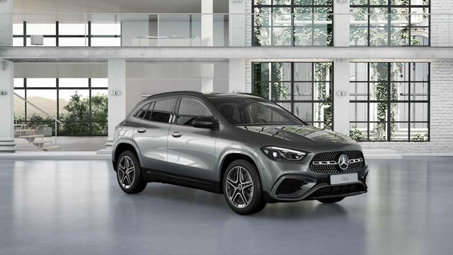 Mercedes-Benz GLA-KLASSE 250e Business Solution AMG | Panoramaschuifdak | Premium Plus | 360°-camera | Augmented Reality Navigation | Stoelverwarming | Head-up display | Dodehoekassistent |