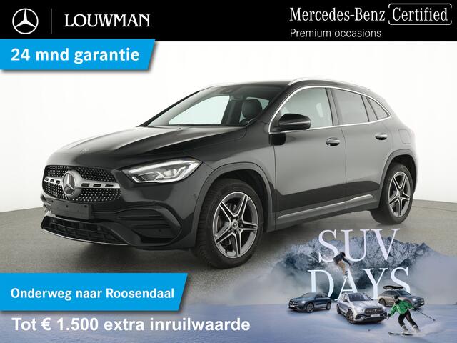 Mercedes-Benz GLA-KLASSE 250 e AMG Plug-In Hybride | Panoramadak | Trekhaak | Sfeerverlichting | Keyless Go | Parkeerpakket met Camera | Inclusief 24 maanden Mercedes-Benz Certified garantie voor Europa.
