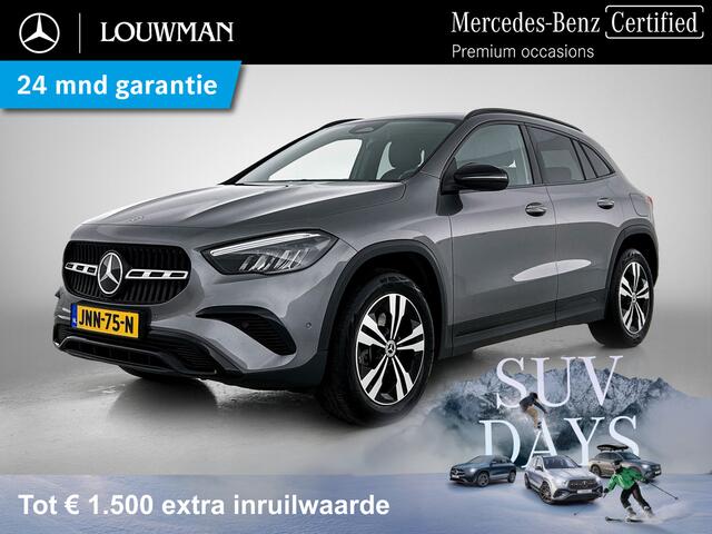 Mercedes-Benz GLA-KLASSE 250 e Plug-In Hybride Night Pakket | Memory Voorstoelen | Ledkoplampen | 11kW Laden | Stuur en Stoelverwarming. Inclusief 24 maanden MB Certified garantie voor Europa.