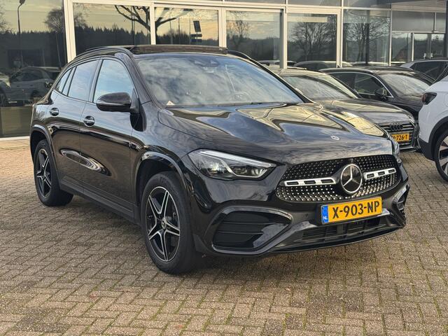 Mercedes-Benz GLA-KLASSE 250 e AMG Line / Full option! / Panoramadak / 360Camera / Head-up / Leder / Matrix LED / 19'' / Burmester / CarPlay / Stoelverwarming / DAB / Dodehoek / ACC