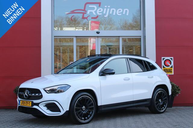 Mercedes-Benz GLA-KLASSE 250 e AMG LINE "NIEUW MODEL!" | PANORAMISCH SCHUIF/KANTEL DAK | SFEER VERLICHTING | ELEKTRISCH BEDIENBARE VOORSTOELEN MET GEHEUGENFUNCTIE EN "ZITKINEMATICA" | DRAADLOZE APPLE CARPLAY/ANDROID AUTO | NIGHT PAKKET: DAKRELING ZWART, ZIJRUITEN EN ACHTERRUITEN 