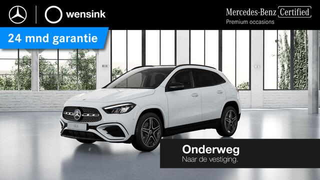 Mercedes-Benz GLA-KLASSE 250 e AMG Line | Night | Panoramadak | Trekhaak | Stoelverwarming | Stuurverwarming | 19" lichtmetalen velgen |