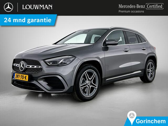Mercedes-Benz GLA-KLASSE 250 e AMG Plug-In Hybride Trekhaak | AMG Line Premium | Sfeerverlichting | Distronic | MultiBeam Ledkoplampen | Stuur en Stoelverwarming. Inclusief 24 maanden Mercedes-Benz Certified garantie voor Europa.